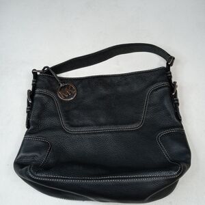 MICHAEL KORS Brown Pebbled Leather large P…